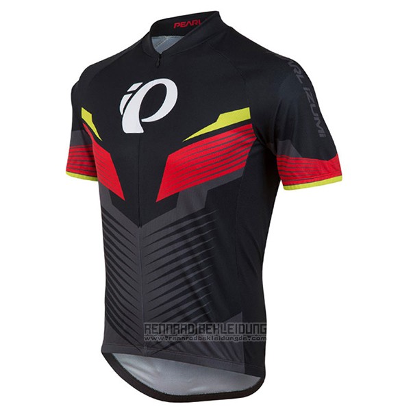 2017 Fahrradbekleidung Pearl Izumi Rot und Shwarz Trikot Kurzarm und Tragerhose